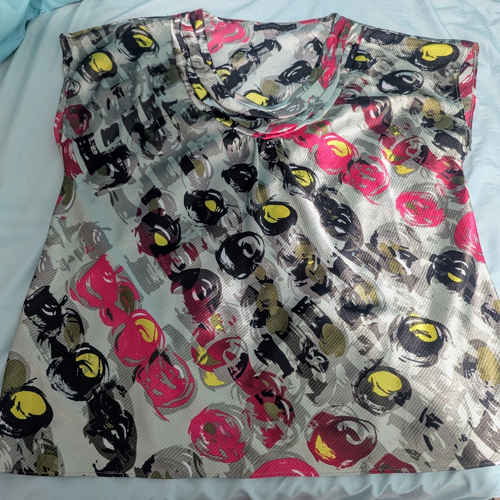 The Limited Multicolor Abstract Print Blouse